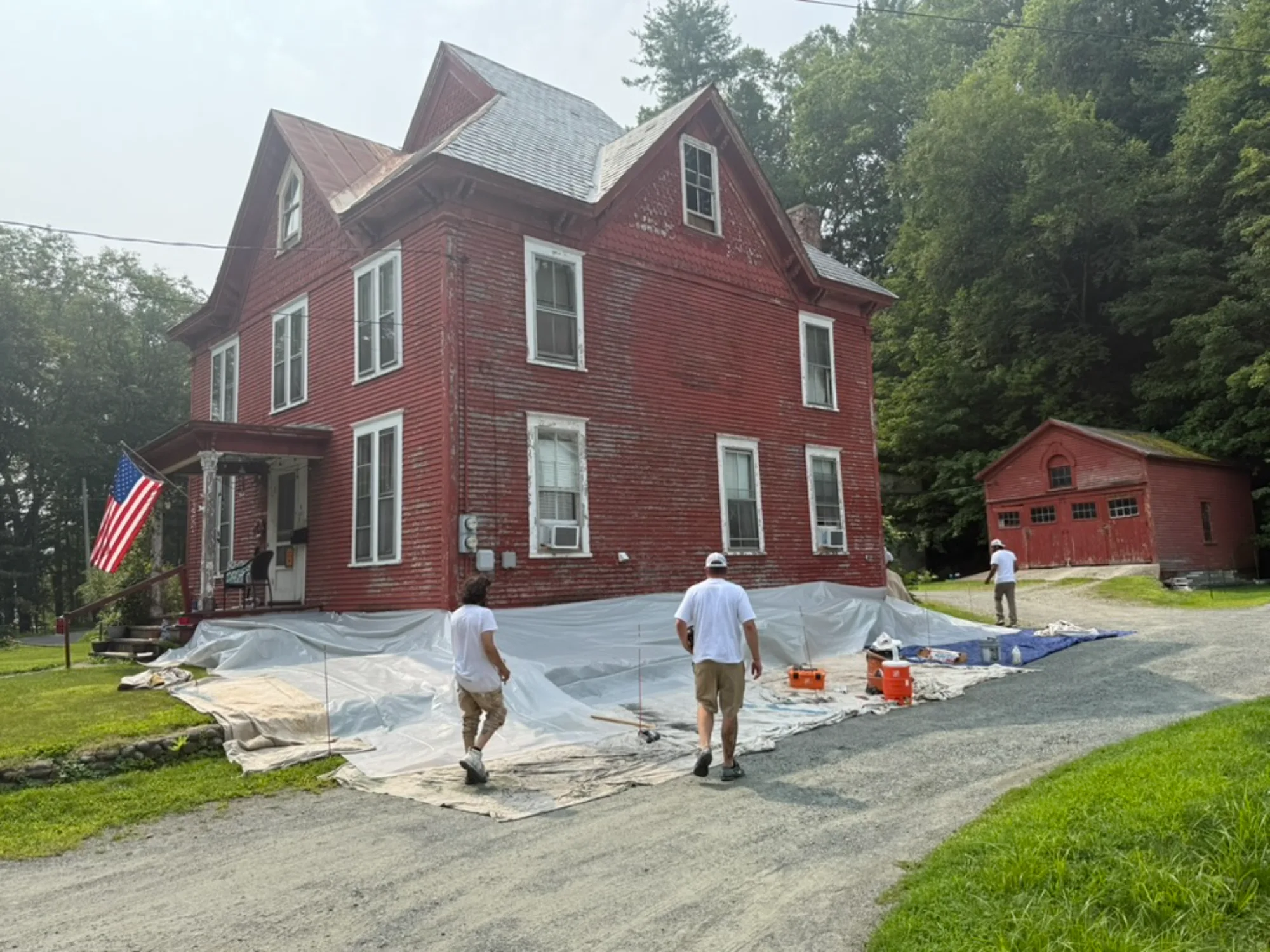 siding painting Burlington Vermont